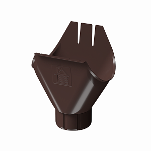 Docke STAL PREMIUM Воронка желоба 125/90 (Снято с производства) Шоколад (RAL 8019)
