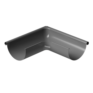 Docke STAL PREMIUM Угол внешний 90 D125 (Снято с производства) Графит (RAL 7024)