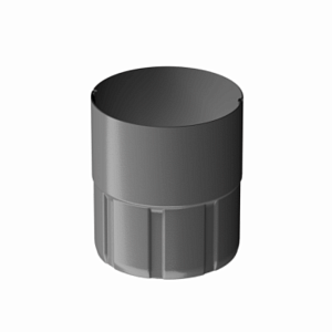 Docke STAL PREMIUM Муфта соединительная D90 (Снято с производства) Графит (RAL 7024)