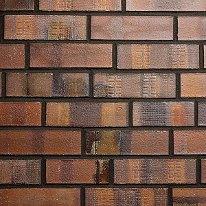Облицовочная плитка Westerwalder Klinker KLINKER BRICK 240х71х15мм 0,667м2/уп. WK84S Rotbraun-bunt Spezial